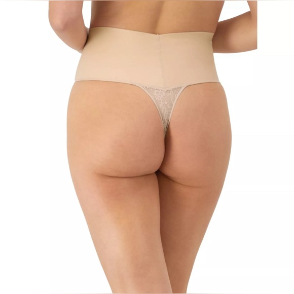 Maidenform Tame Your Tummy Lace Thong Women's Shapewear Underwear NWT - Picture 2 of 9